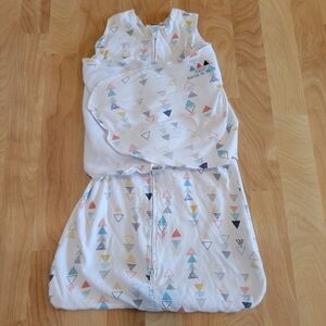 Halo Sleep Sack Swaddle Size Small 3-6 Months Cotton 13-18lbs